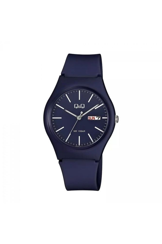 Unisex Lacivert Takvimli 100 m Su Geçirmez Kol Saati