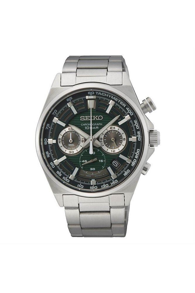Ssb405p Quartz Çelik Gri Yeşil Kadran 41 Mm Erkek Kol Saati